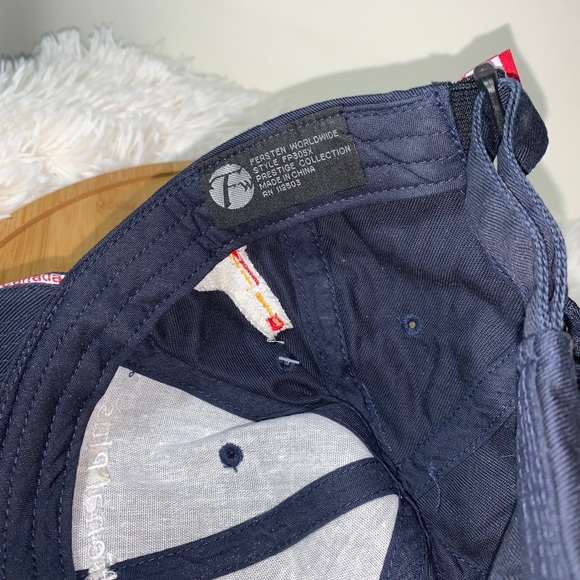 Directional Plus Baseball Cap Navy Embroidered Company Hat - Picture 5 of 6